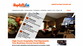 What Hospitalityfan.com website looked like in 2020 (4 years ago)