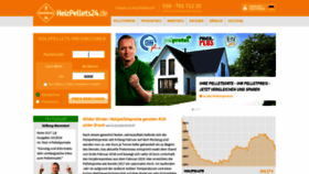 What Heizpellets24.de website looked like in 2020 (4 years ago)