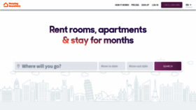 What Housinganywhere.com website looked like in 2020 (4 years ago)