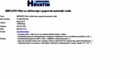 What Hrvatin.hr website looked like in 2020 (4 years ago)