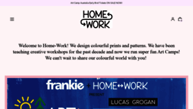 What Home-work.com.au website looked like in 2020 (4 years ago)