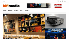 What Hifimedia.hr website looked like in 2020 (4 years ago)