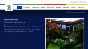 What Hemlingtonhallacademy.co.uk website looked like in 2020 (4 years ago)