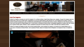 What Hoteltressargentos.com.ar website looked like in 2020 (4 years ago)