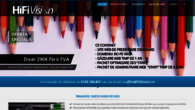 What Hifivision.ro website looked like in 2020 (4 years ago)