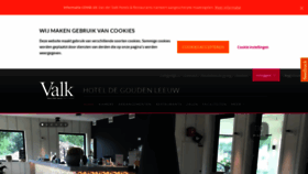 What Hoteldegoudenleeuw.nl website looked like in 2020 (4 years ago)
