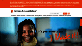 What Hennepintech.edu website looked like in 2020 (4 years ago)