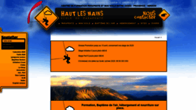 What Haut-les-mains.fr website looked like in 2020 (4 years ago)