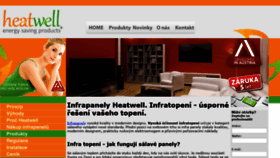 What Heatwell.cz website looked like in 2020 (4 years ago)
