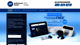 What Homesecurityconcepts.com website looked like in 2020 (4 years ago)