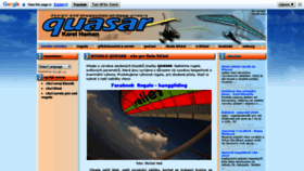 What Hanggliding.cz website looked like in 2020 (4 years ago)