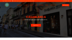 What Hotelcasablancapr.com website looked like in 2020 (4 years ago)