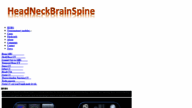What Headneckbrainspine.com website looked like in 2020 (4 years ago)