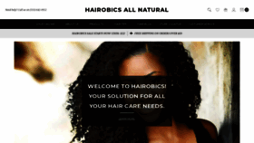 What Hairobicsallnatural.com website looked like in 2020 (4 years ago)