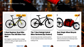 What Hybridbikereviews.com website looked like in 2020 (4 years ago)