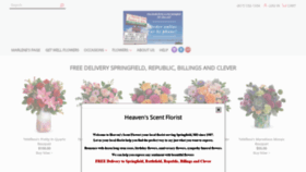 What Heavensscentflowers.com website looked like in 2020 (4 years ago)