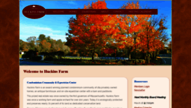 What Huckinsfarm.com website looked like in 2020 (4 years ago)