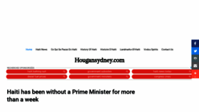 What Hougansydney.com website looked like in 2020 (4 years ago)