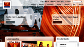 What Hindalco.com website looked like in 2020 (5 years ago)