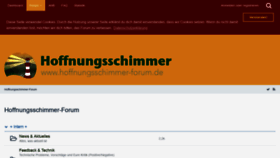What Hoffnungsschimmer-forum.de website looked like in 2020 (4 years ago)