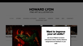 What Howardlyon.com website looked like in 2020 (4 years ago)