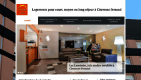 What Hotel-residence-clermont-ferrand.fr website looked like in 2020 (4 years ago)