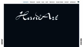 What Haniart.de website looked like in 2020 (4 years ago)