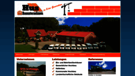 What Hus-bauunternehmen.de website looked like in 2020 (4 years ago)