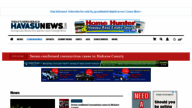 What Havasunews.com website looked like in 2020 (4 years ago)