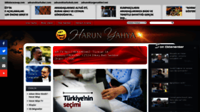 What Harunyahya.org website looked like in 2020 (4 years ago)