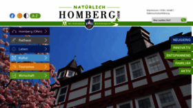 What Homberg.de website looked like in 2020 (4 years ago)