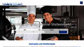 What Hotellerie-jobs.com website looked like in 2020 (4 years ago)