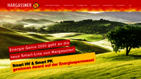 What Hargassner.com website looked like in 2020 (4 years ago)