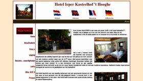 What Hotelkasteelhofthooghe.be website looked like in 2020 (4 years ago)