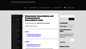 What Homeownersassociations.wordpress.com website looked like in 2020 (4 years ago)