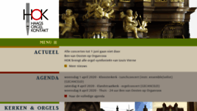 What Haagsorgelkontakt.nl website looked like in 2020 (4 years ago)