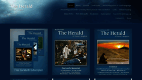 What Herald-magazine.com website looked like in 2020 (4 years ago)