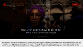What Holylandpilgrimages.org website looked like in 2020 (4 years ago)
