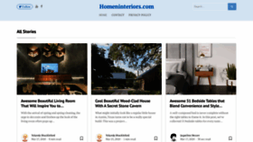 What Homeninteriors.com website looked like in 2020 (4 years ago)