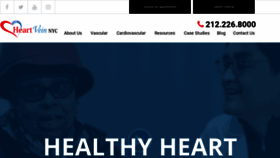 What Heartveinnyc.com website looked like in 2020 (4 years ago)