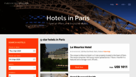 What Hotelsparis24.com website looked like in 2020 (4 years ago)
