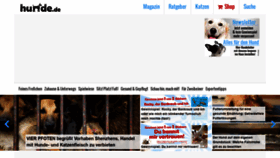 What Hunde.de website looked like in 2020 (4 years ago)