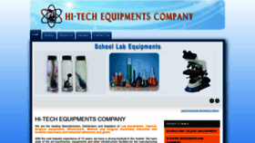 What Hitechequipments.com website looked like in 2020 (4 years ago)