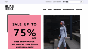 What Hijabhouse.com.au website looked like in 2020 (4 years ago)