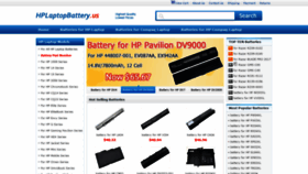 What Hplaptopbattery.us website looked like in 2020 (4 years ago)