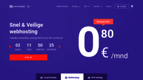 What Hostinger.nl website looked like in 2020 (4 years ago)