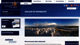 What Hohwacht.de website looked like in 2020 (4 years ago)