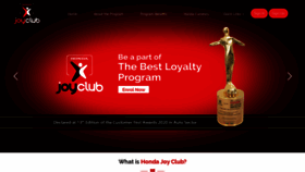What Hondajoyclub.com website looked like in 2020 (4 years ago)