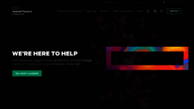 What Hpe.com website looked like in 2020 (5 years ago)