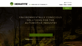 What Hematite.ca website looked like in 2020 (5 years ago)